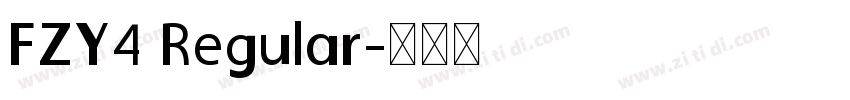 FZY4 Regular字体转换